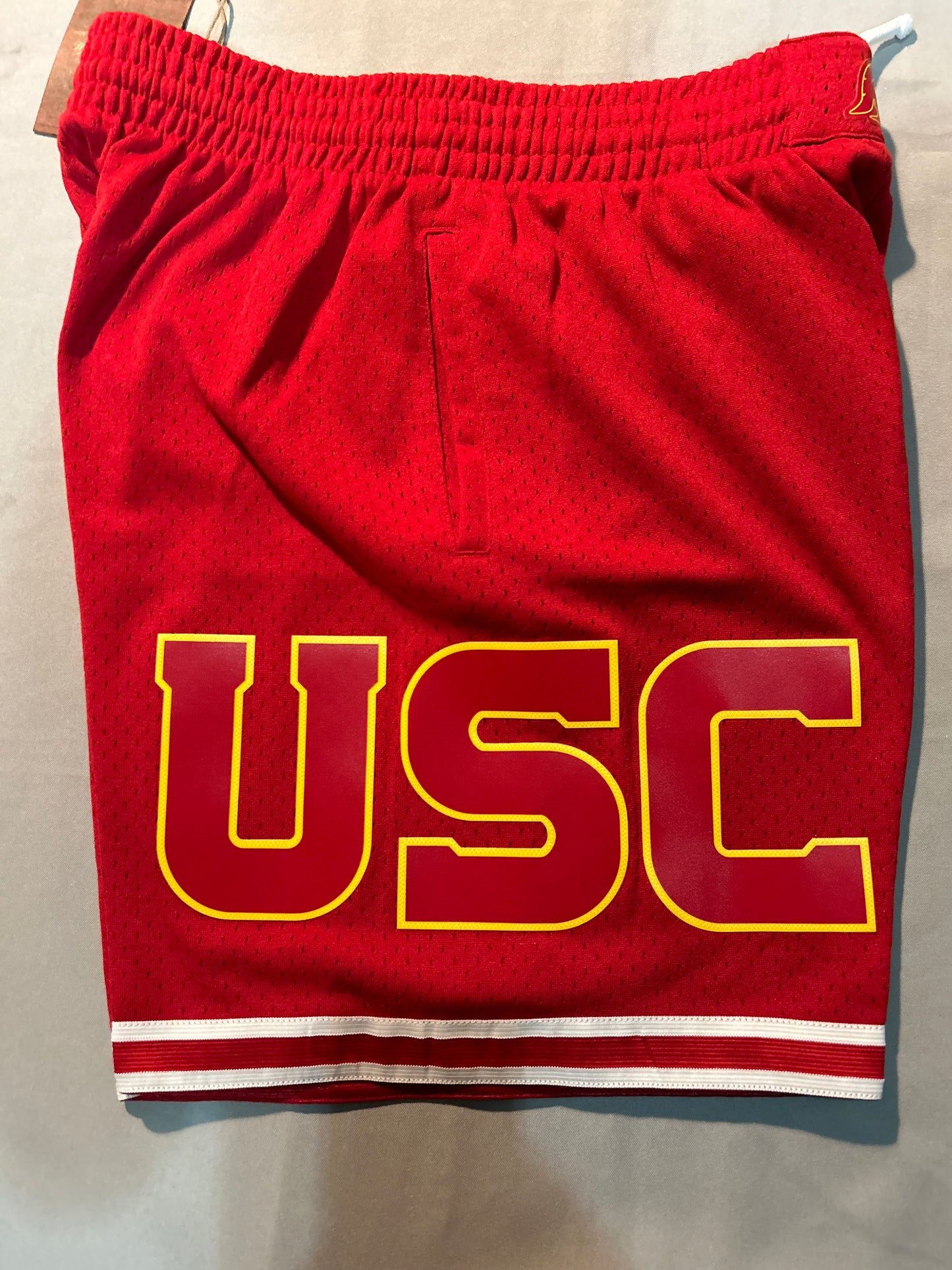 USC Trojans NCAA 7In Mitchell & Ness Mesh Mens Shorts