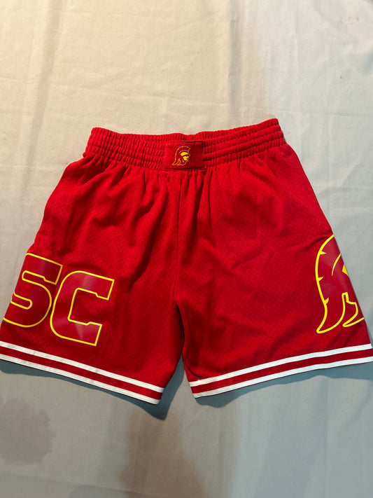 USC Trojans NCAA 7In Mitchell & Ness Mesh Mens Shorts