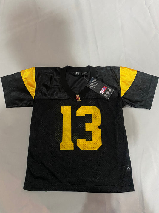 USC Trojans Jersey #13 Youth Size Black/Yellow