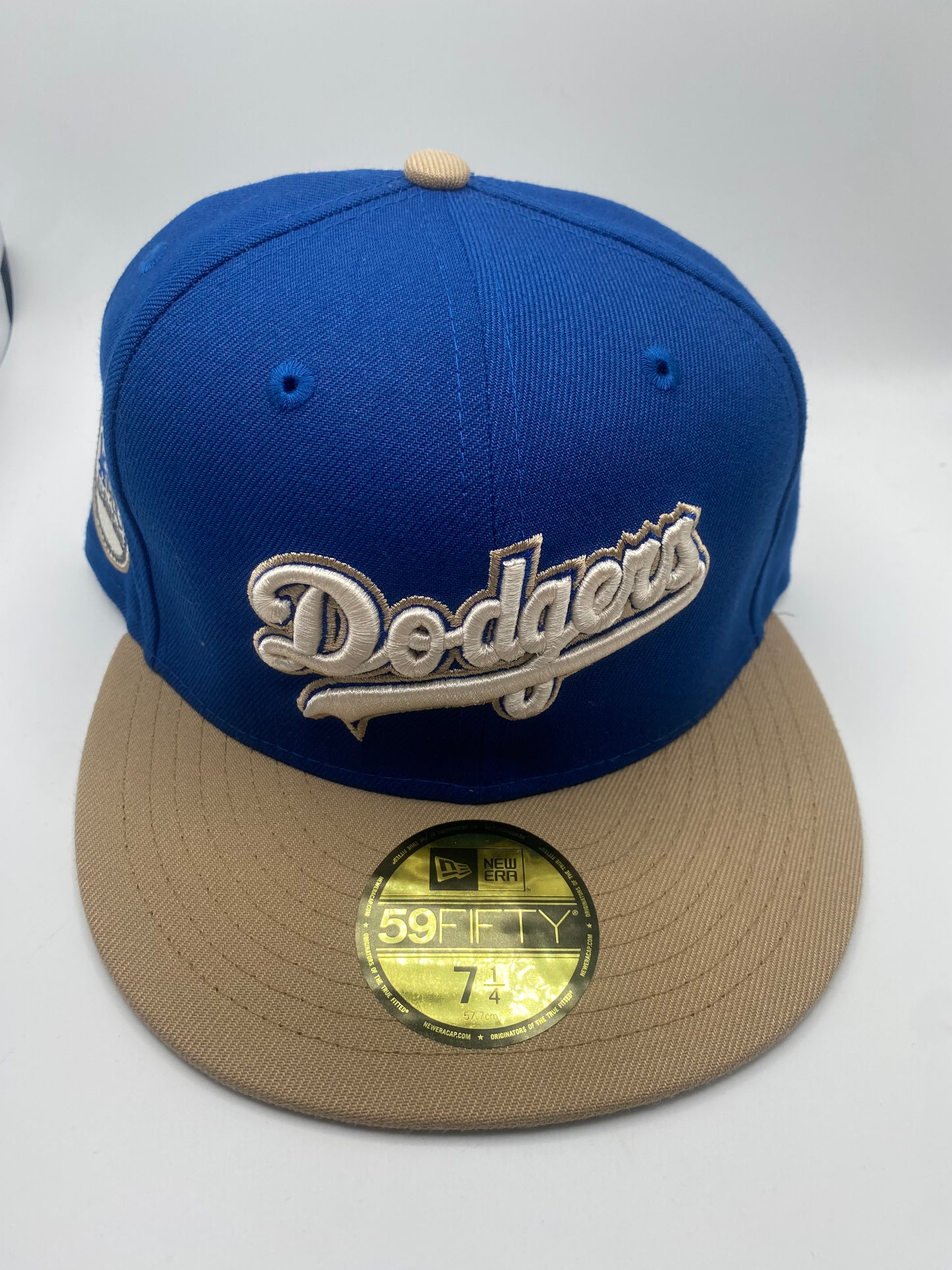 Los Angeles Dodgers MLB 59Fifty New Era Fitted Hat Royal Blue /Khaki