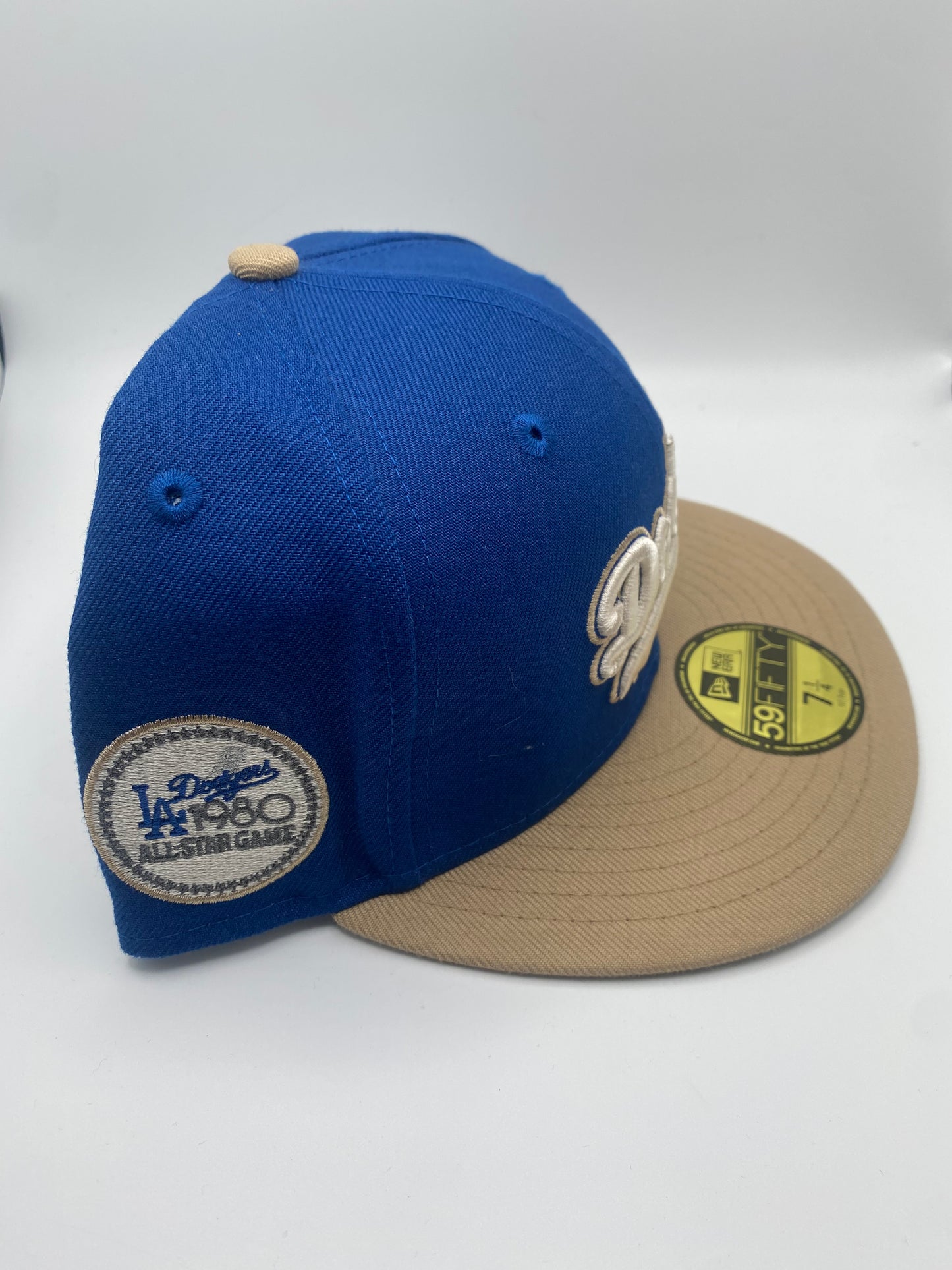 Los Angeles Dodgers MLB 59Fifty New Era Fitted Hat Royal Blue /Khaki