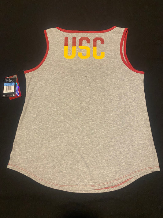 USC Trojans Nike Dri-Fit Printed Tank Top For Women Trojan Logo