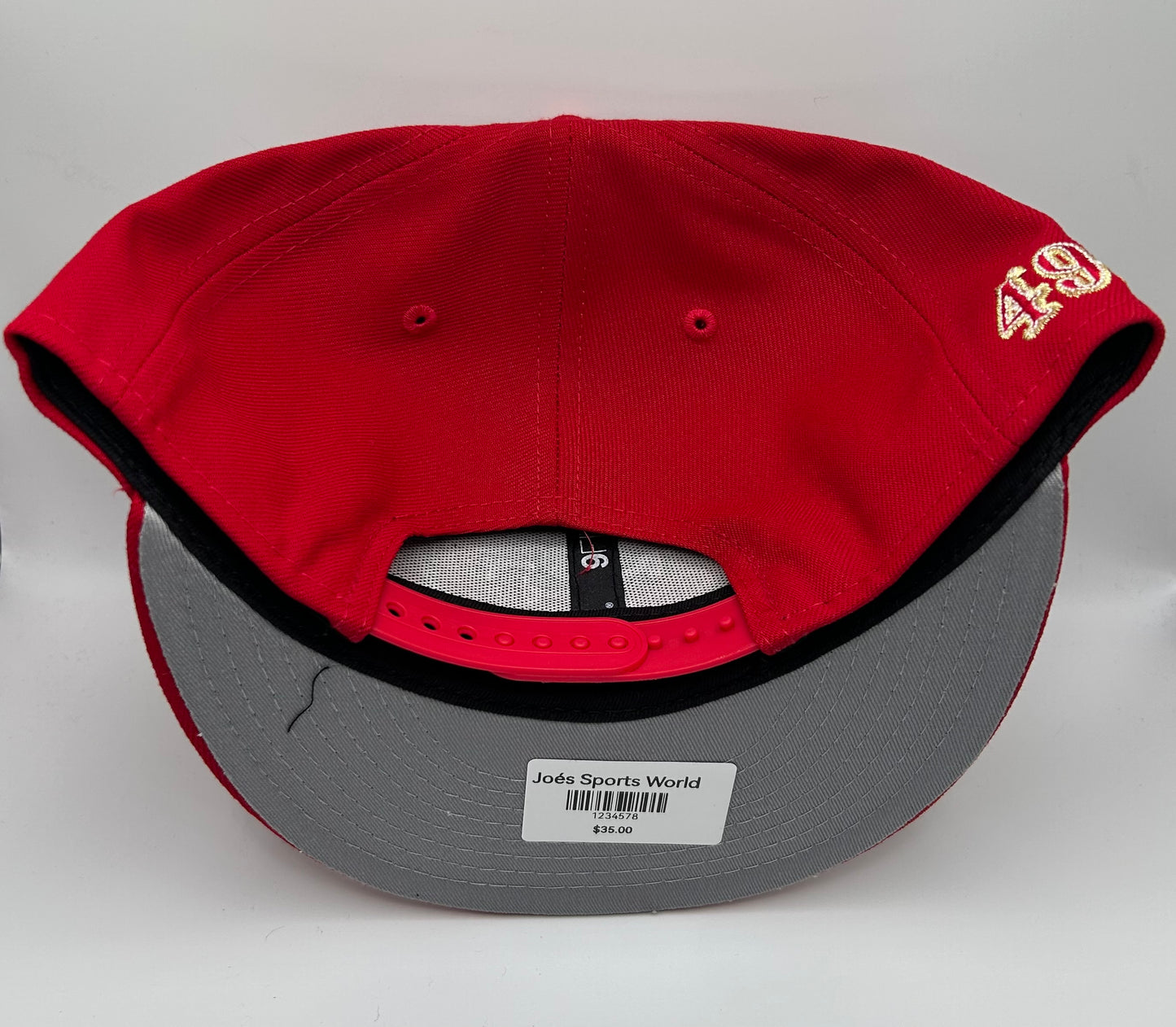 San Francisco 49ers NFL New Era 9Fifty Country Embroidered style Lettering Scarlet SnapBack