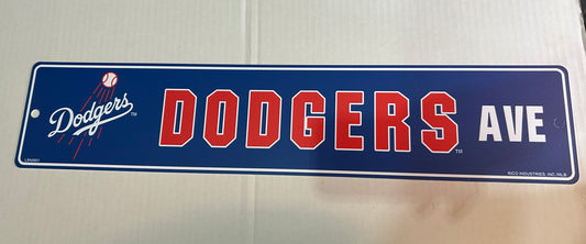 Los Angeles Dodgers MLB Sign 5” X 24”