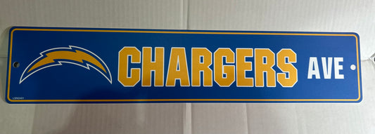 Los Angeles Chargers NFL Sign 5”x 24”