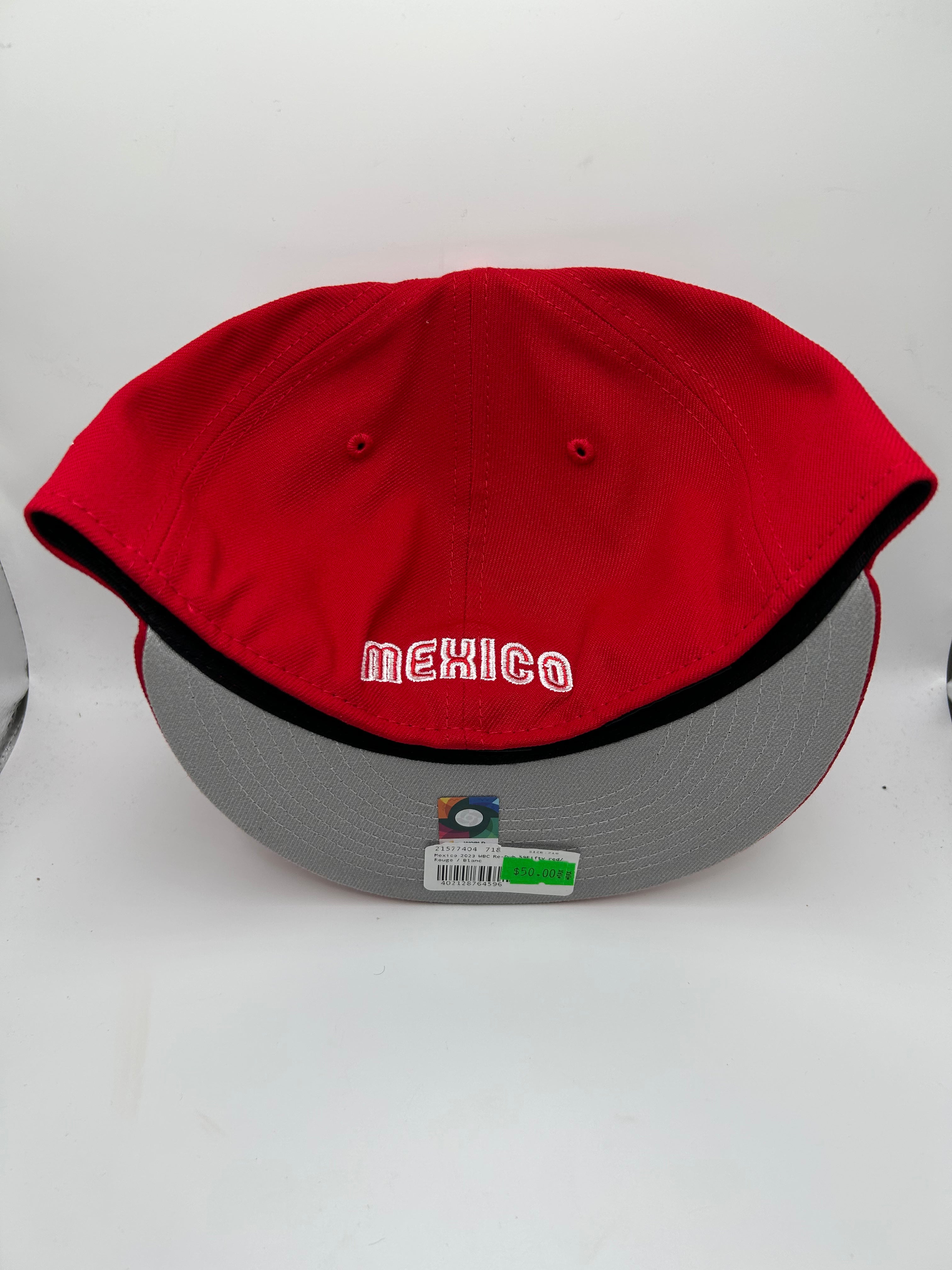 Good New Era 59Fifty Mexico World Baseball Classic 2023 Red Hat WBC 7 3/8