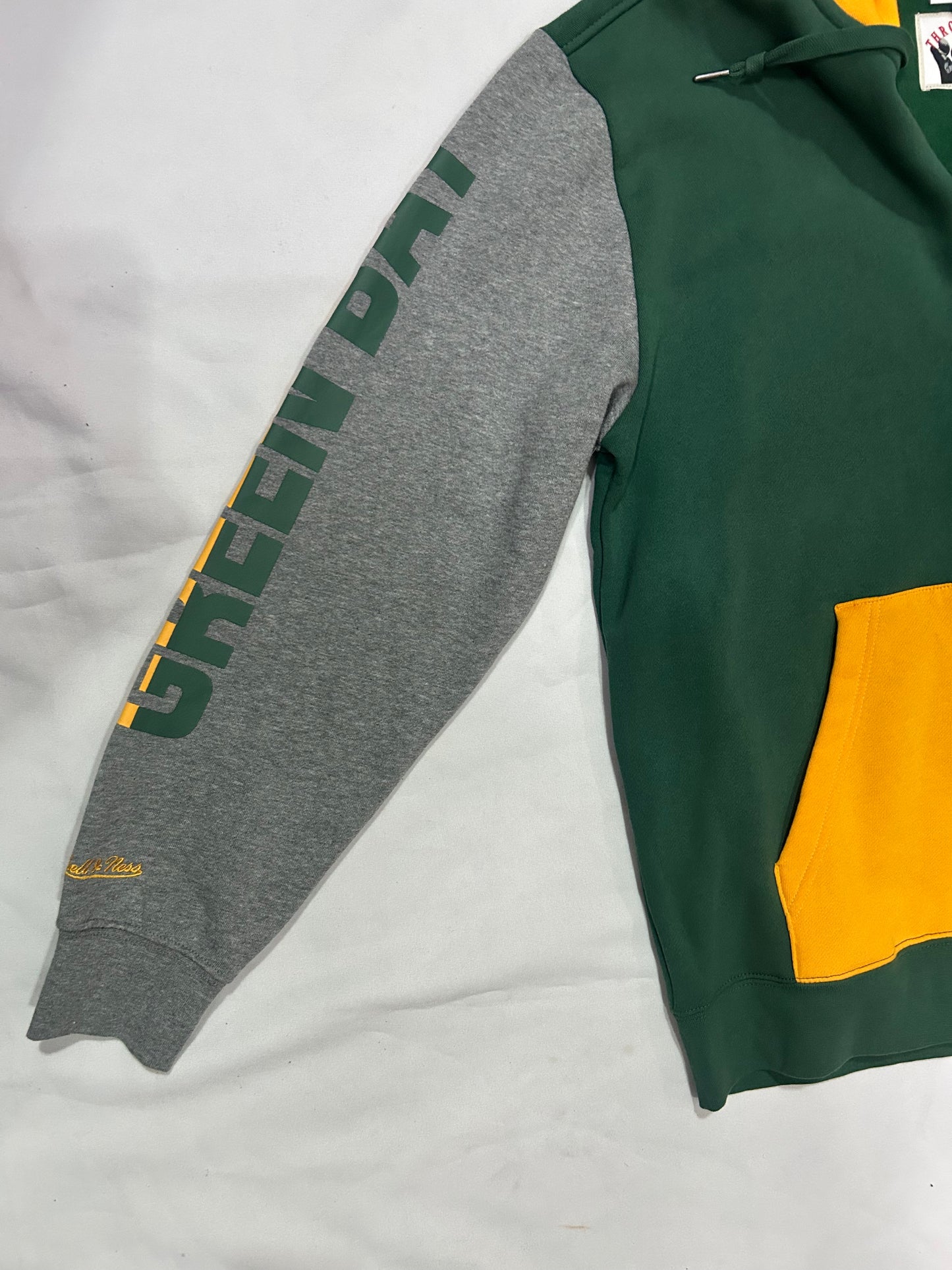 Green Bay Packers NFL Mitchell & Ness Throwbacks Full Zip Men Fleece