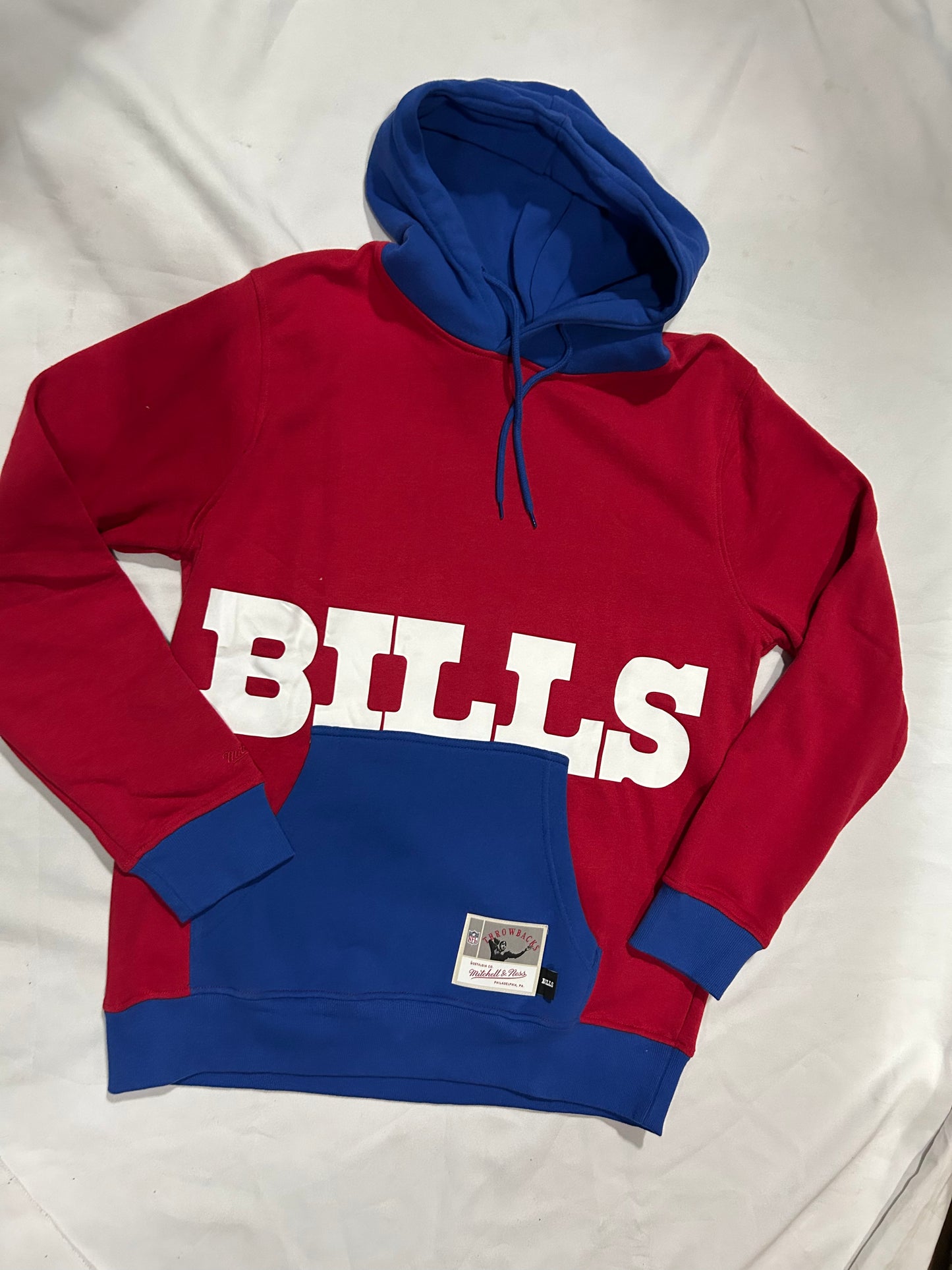Buffalo Bills NFL Mitchell & Ness Throwbacks Big Face Men Hoodie