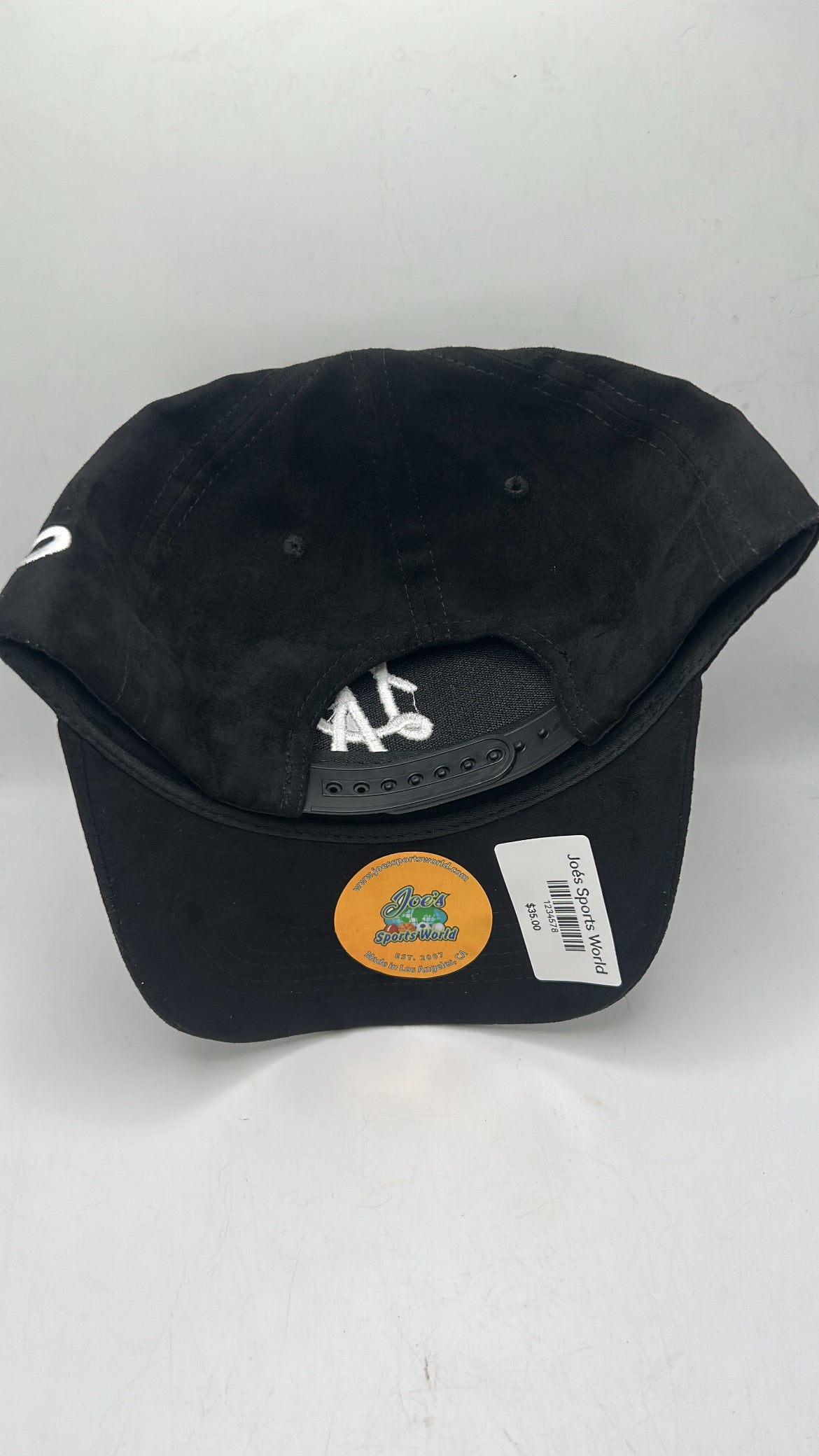 Los Angeles JSW Private Label Black A-Frame Snapback Hat