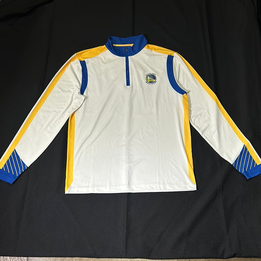 Golden State Warriors NBA Men Dri-Fit Quarter Zip Pullover Sweater