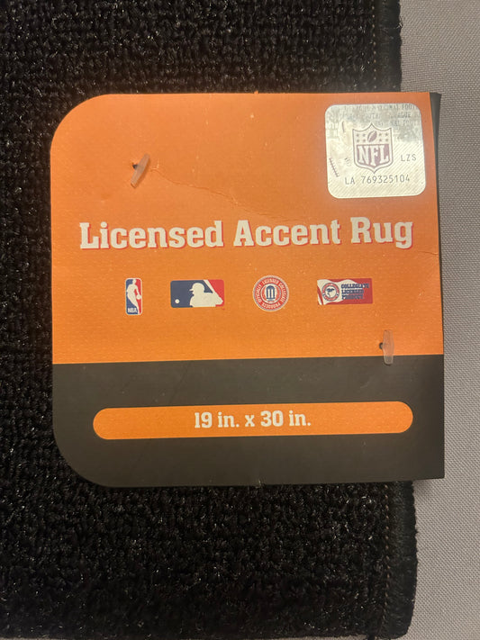 Las Vegas Raiders NFL Licensed Logo Accent Rug 29” X 30”