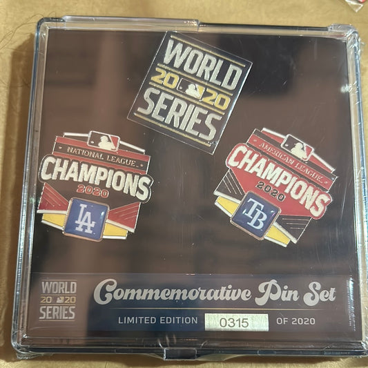 Los Angeles Dodgers MLB Commemorative Pin Set