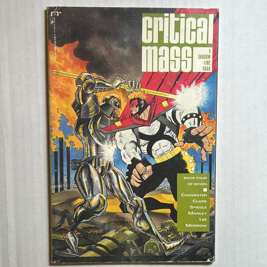 Critical Mass a Shadow-Line Saga by Epic Comics 4 of 7 Comic Book