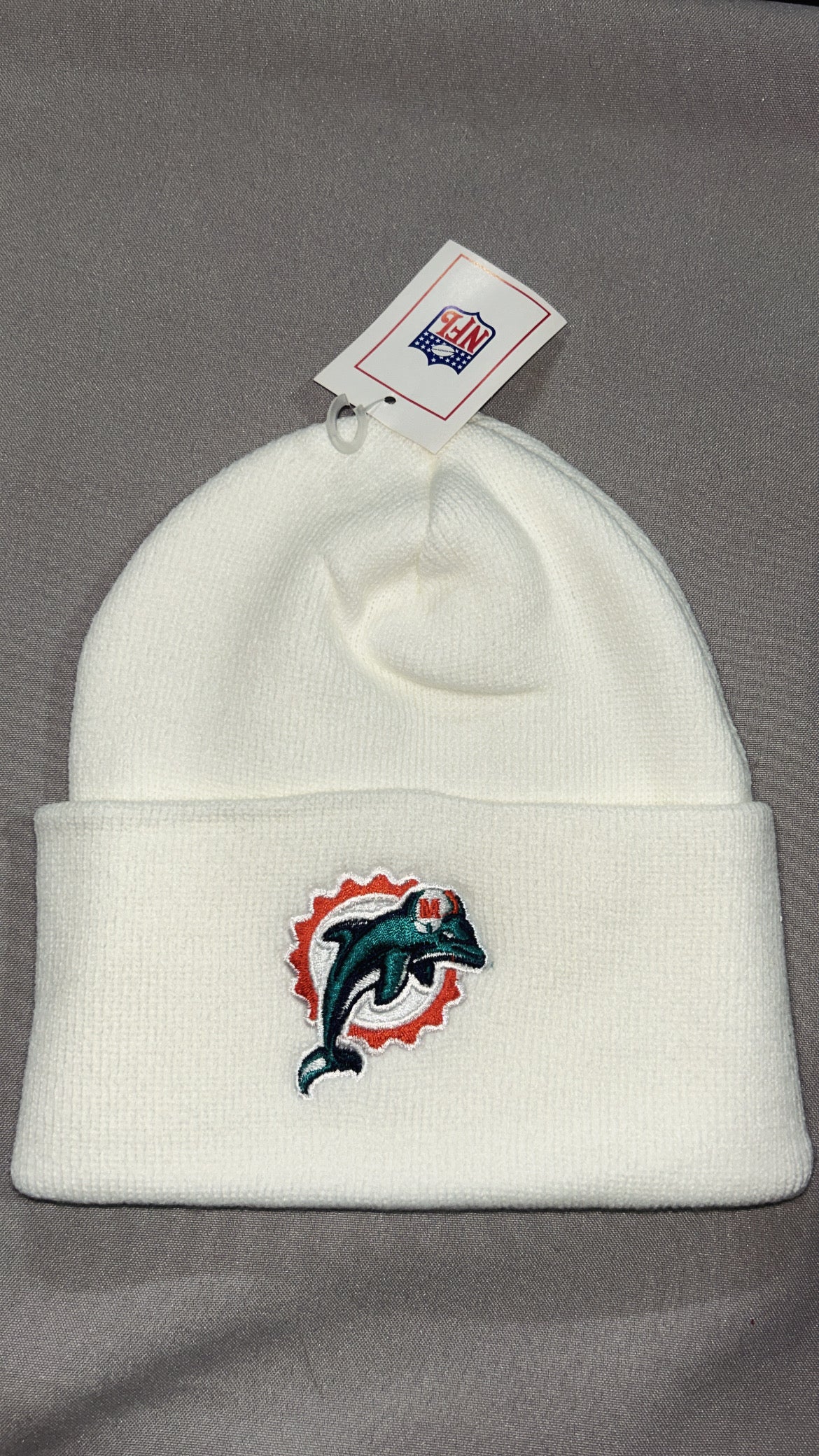 Miami Dolphins NFL Cuffed Knit Beanie