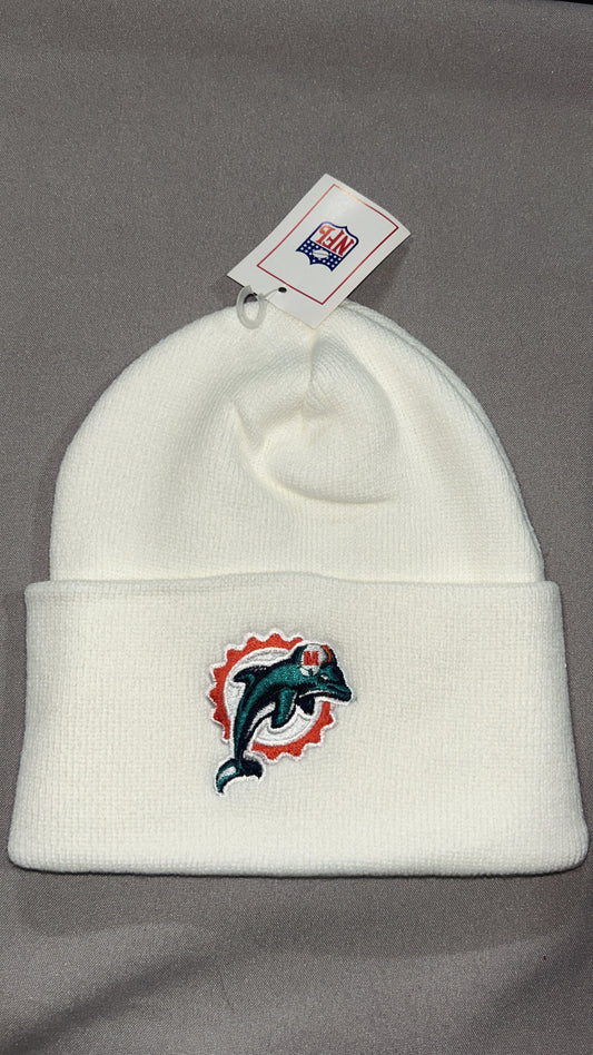 Miami Dolphins NFL Cuffed Knit Beanie