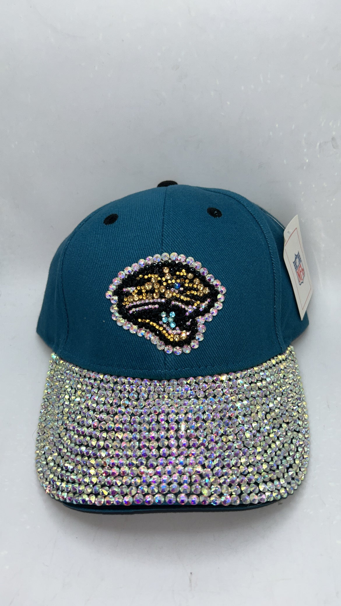 Jacksonville Jaguars NFL Bedazzle Visor Adjustable Hat