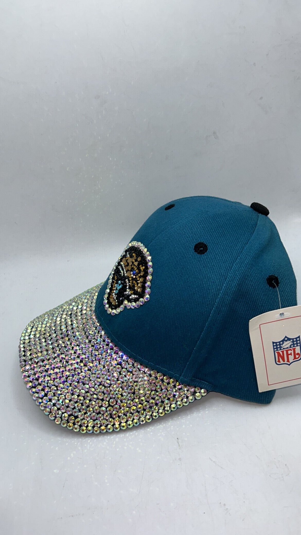 Jacksonville Jaguars NFL Bedazzle Visor Adjustable Hat