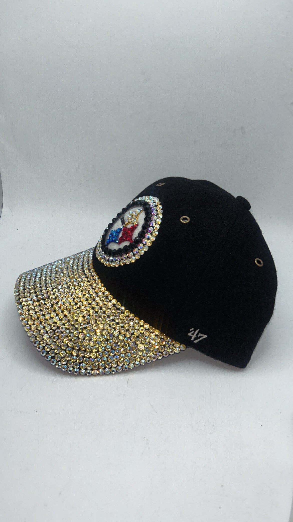 Pittsburgh Steelers NFL 47Clean Up Bedazzled Adjustable Hat