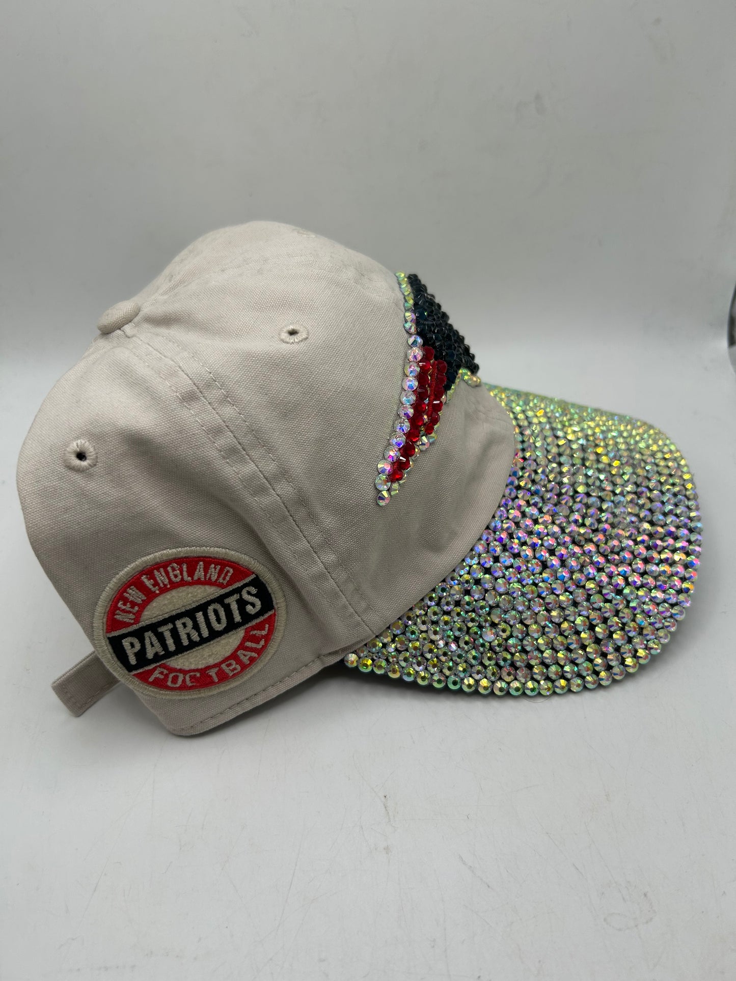 New England Patriots NFL Clean Up Bedazzled Adjustable Hat