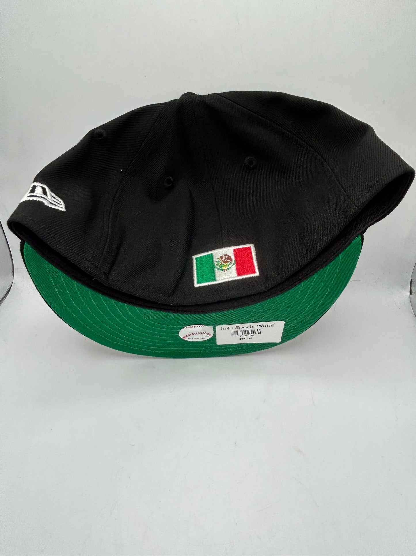 Los Angeles Dodgers MLB New Era 59Fifty Mexican Batter-man Logo Fitted Hat