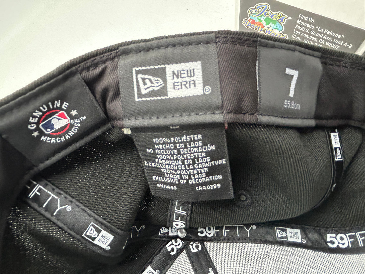 Los Angeles Dodgers MLB New Era 59Fifty Mexican Batter-man Logo Fitted Hat
