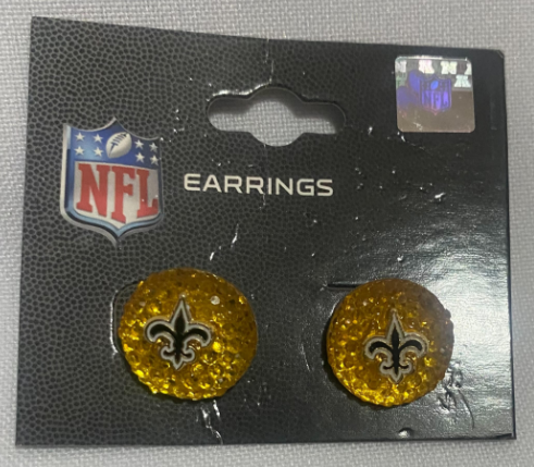 San Francisco 49Ers NFL Collectible Front-Back Earrings Hypo-Allergenic