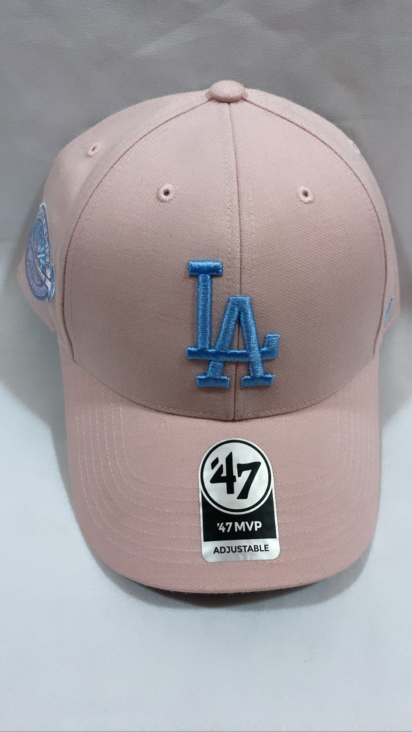 Los Angeles Dodgers MLB ‘47MVP New Era Cotton Candy/Rose Blew Adjustable Hat