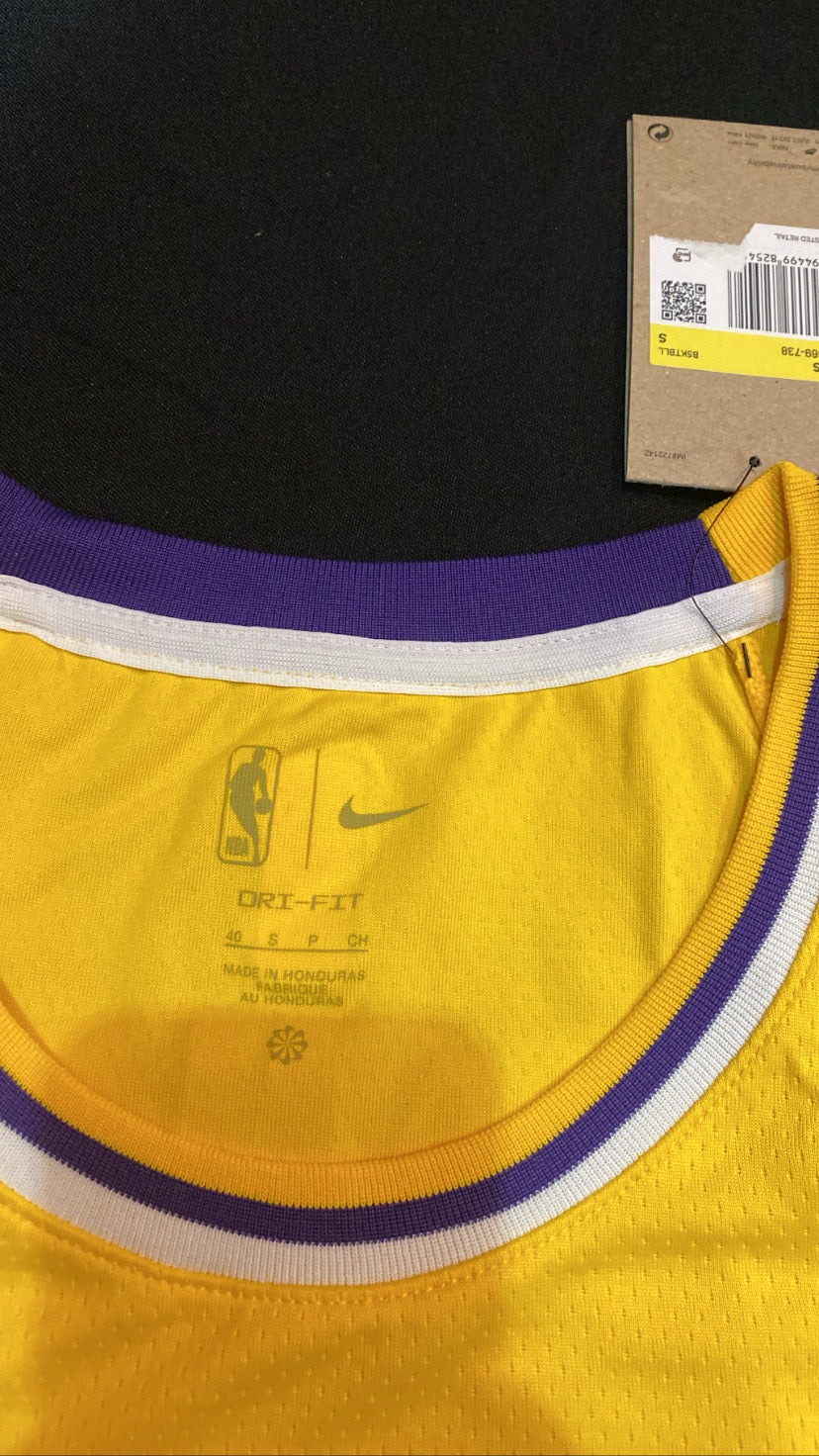 Los Angeles Lakers NBA #6 Lebron James Nike Mens Swingman Jersey