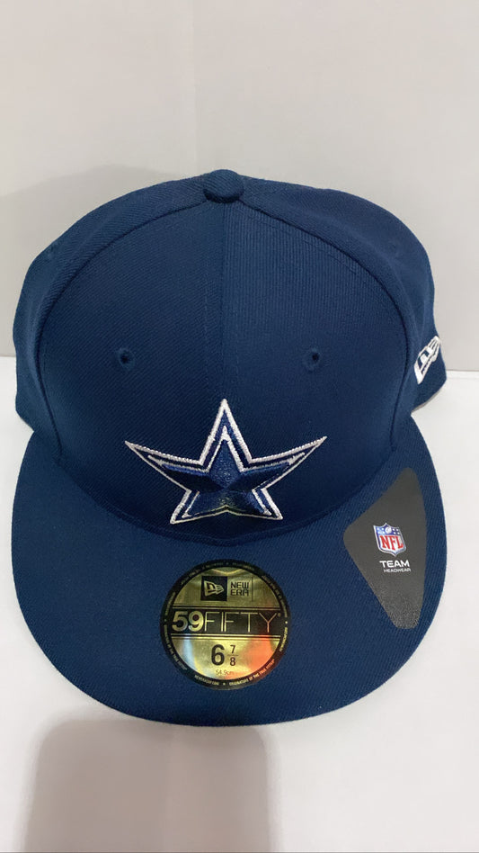 Dallas Cowboys NFL New Era 59Fifty Official Navy Fitted Hat