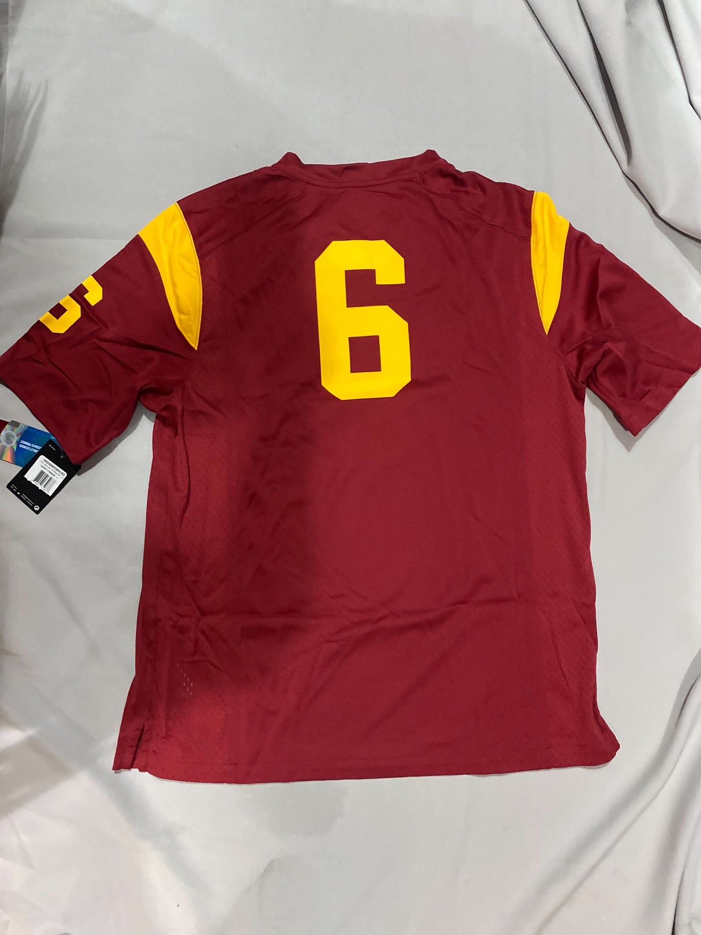 USC Trojans #6 Nike Authentic Heat Pressed Men’s Jersey