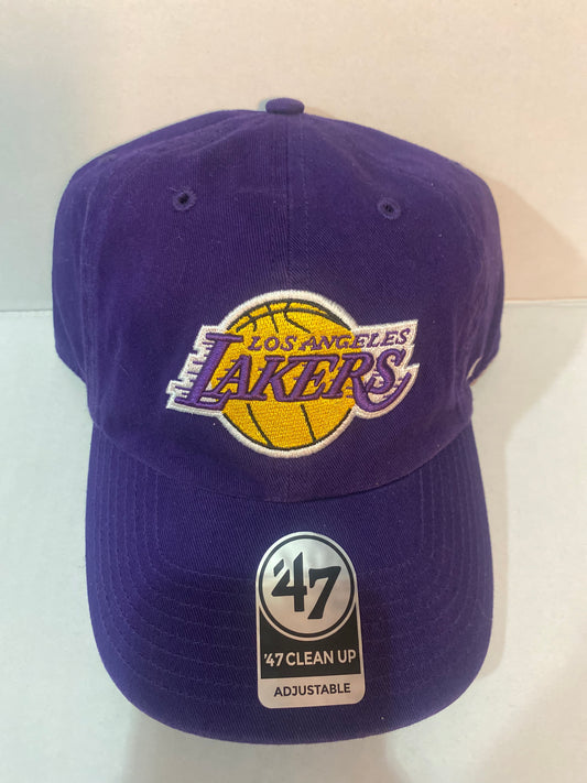 Los Angeles Lakers NBA ‘47 Clean Up Adjustable Hat - Purple