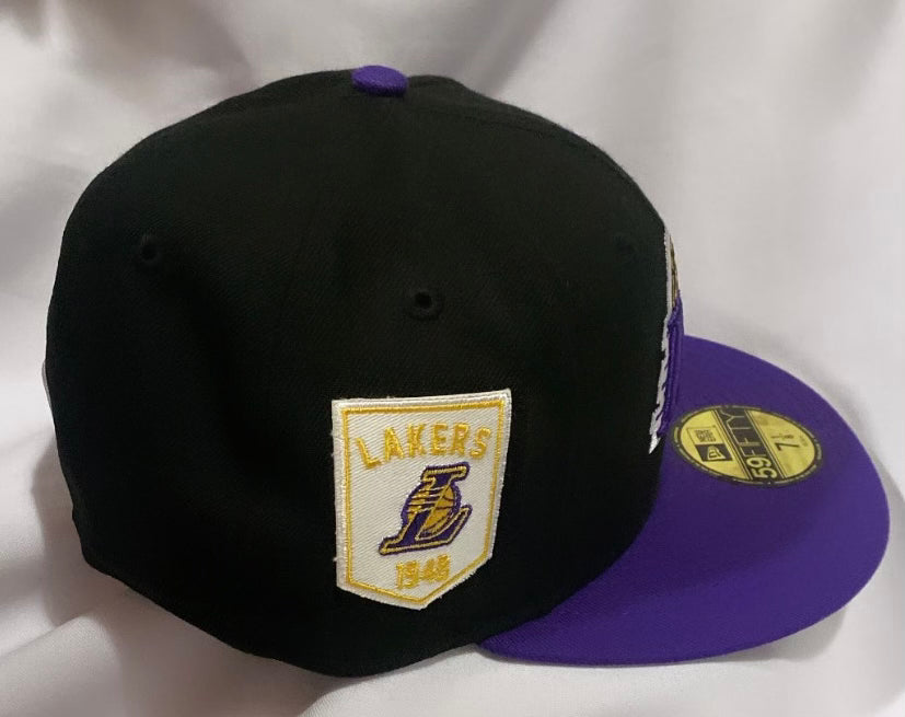 Los Angeles Lakers NBA 59Fifty New Era Pennant 1948 Patch Rare Fitted Hat