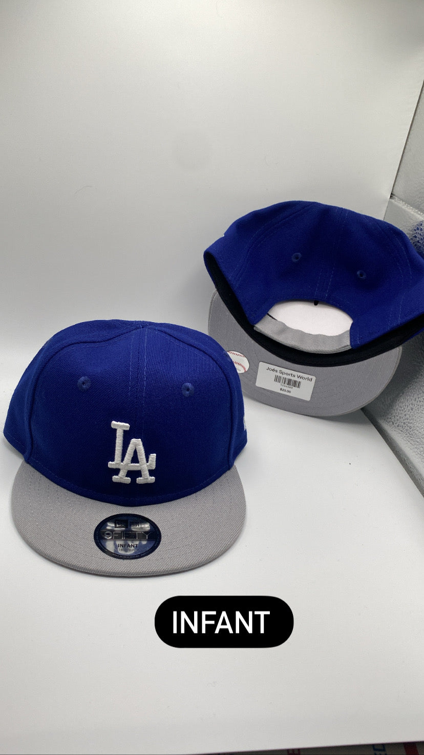 Los Angeles Dodgers MLB 9Fifty New Era Infant Snapback Royal Blue/Grey