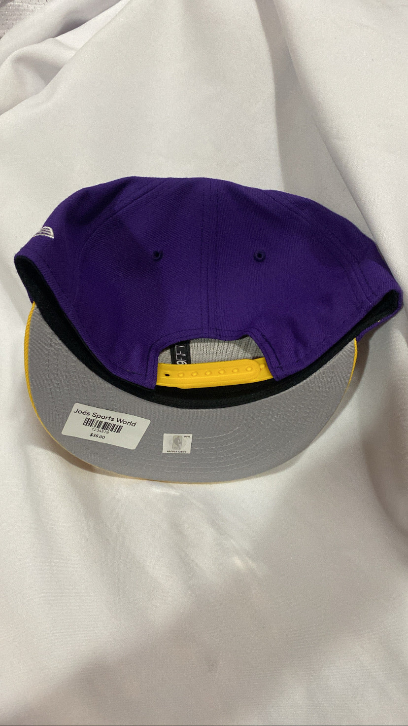 Los Angeles Lakers NBA 9Fifty New Era 2021 Draft On-Stage Purple/GoldMens Snapback Hat