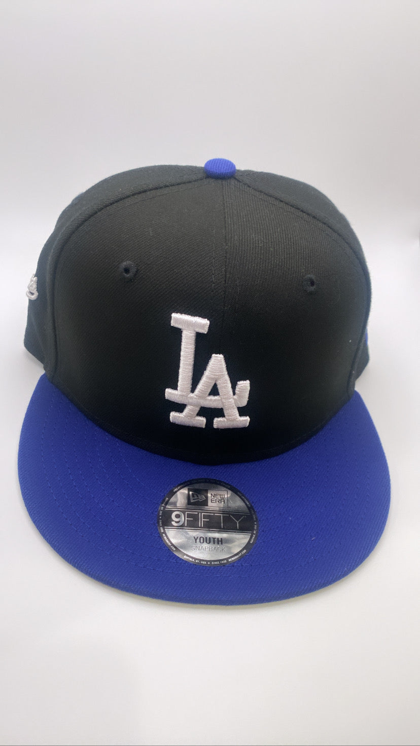 Los Angeles Dodgers 9Fifty New Era Youth Snapback Black/White/Royal Blue