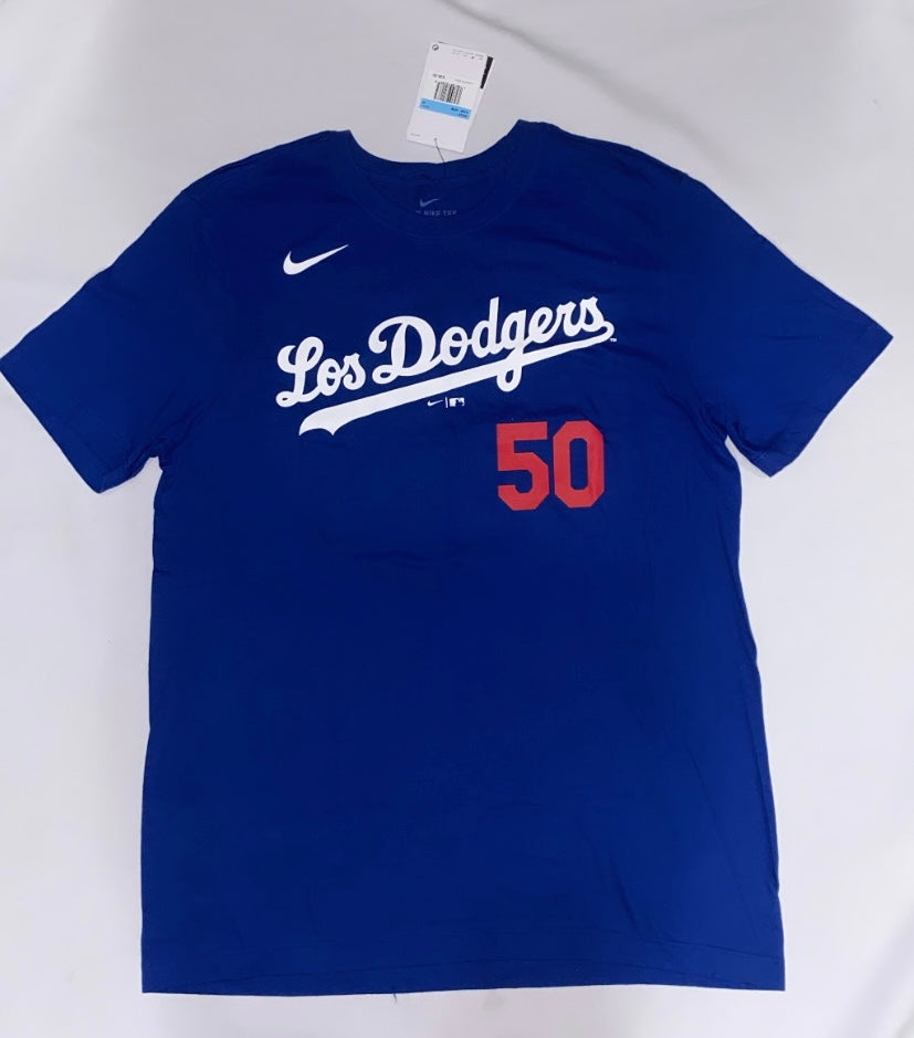 Los Angeles Dodgers MLB Nike #50 Betts Mens T-Shirt