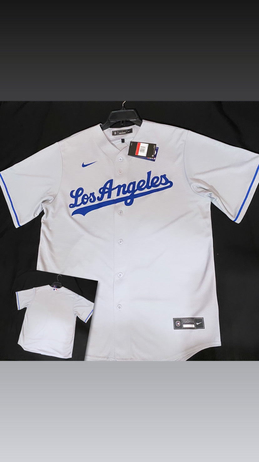 Los Angeles Dodgers Nike Grey Jersey for Men