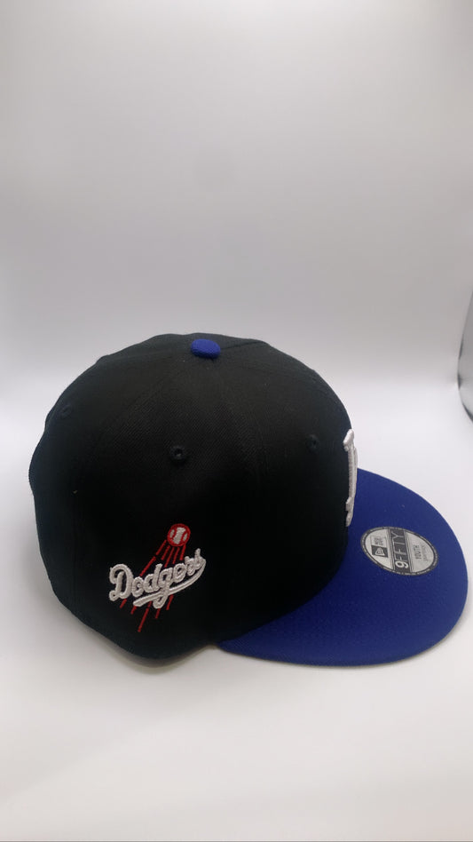 Los Angeles Dodgers 9Fifty New Era Youth Snapback Black/White/Royal Blue