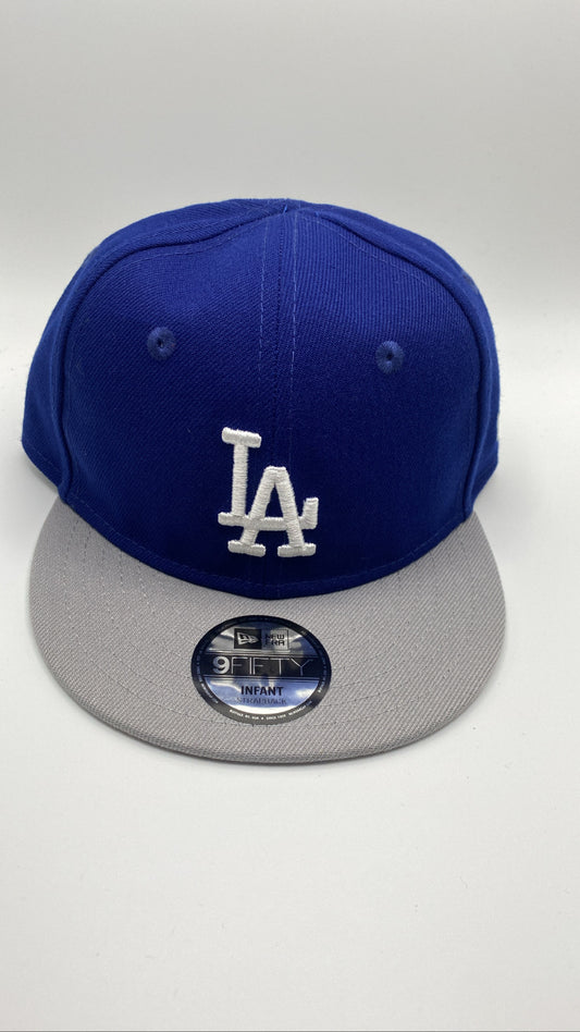 Los Angeles Dodgers MLB 9Fifty New Era Infant Snapback Royal Blue/Grey