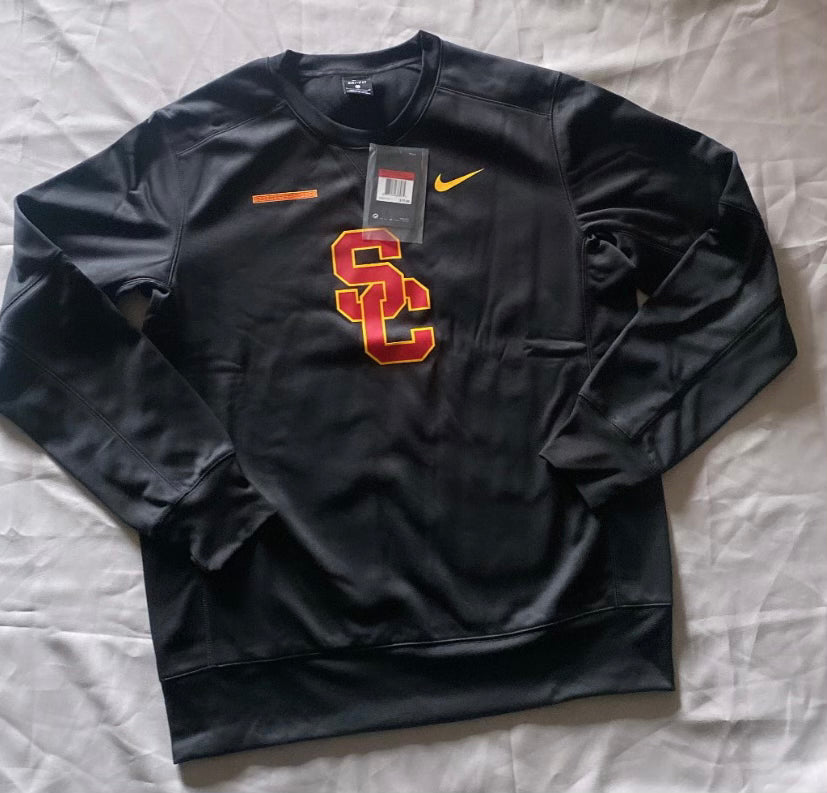 USC Trojans Nike Official Onfield Apparel Mens Crewneck