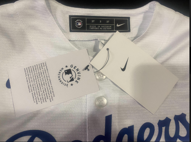 Los Angeles Dodgers MLB Nike Genuine Merchandise Infant White Infant Jersey