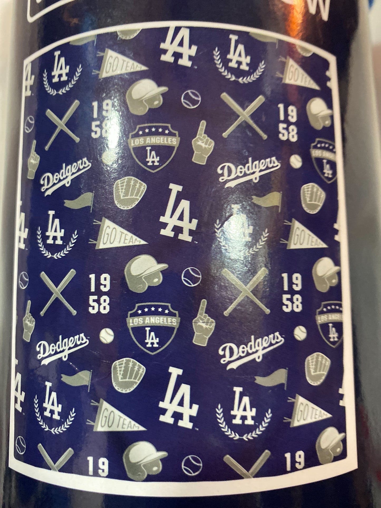 Los Angeles Dodgers MLB 50 in X 60 in Fleece Throw Blanket