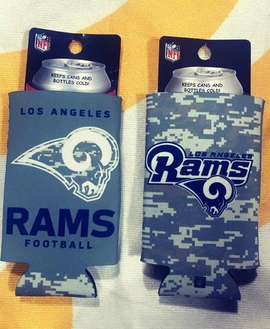 Los Angeles Rams NFL 12 oz Can Cooler Camo Officially Licensed