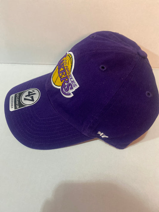 Los Angeles Lakers NBA ‘47 Clean Up Adjustable Hat - Purple