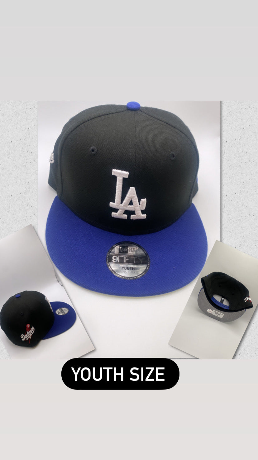 Los Angeles Dodgers 9Fifty New Era Youth Snapback Black/White/Royal Blue