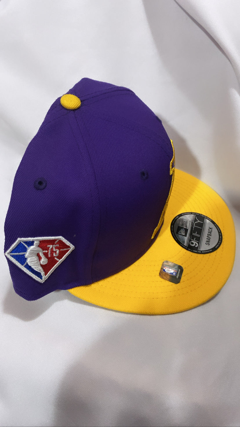 Los Angeles Lakers NBA 9Fifty New Era 2021 Draft On-Stage Purple/GoldMens Snapback Hat