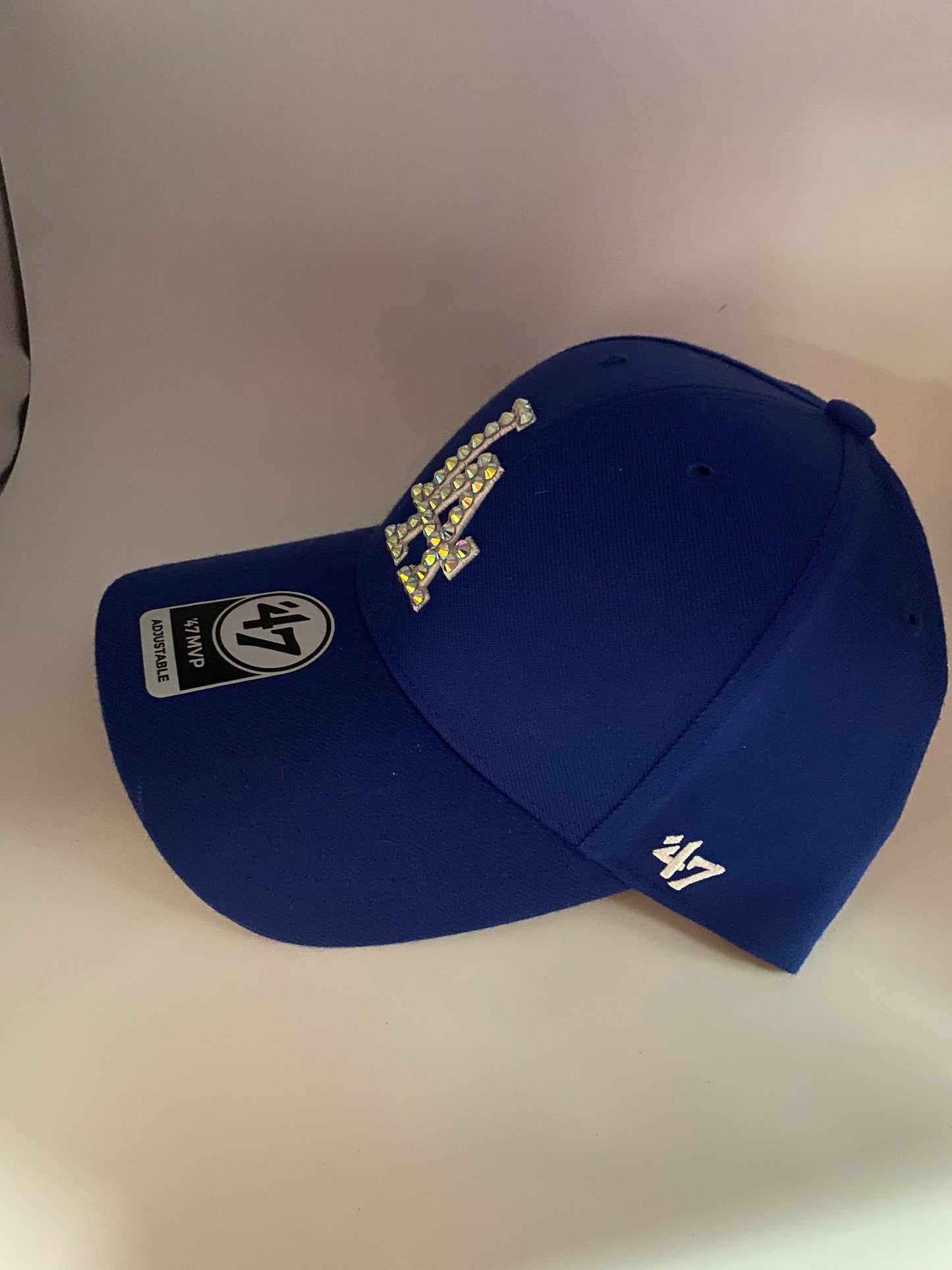 Los Angeles Dodgers Bedazzled Adjustable Hat Royal Blue