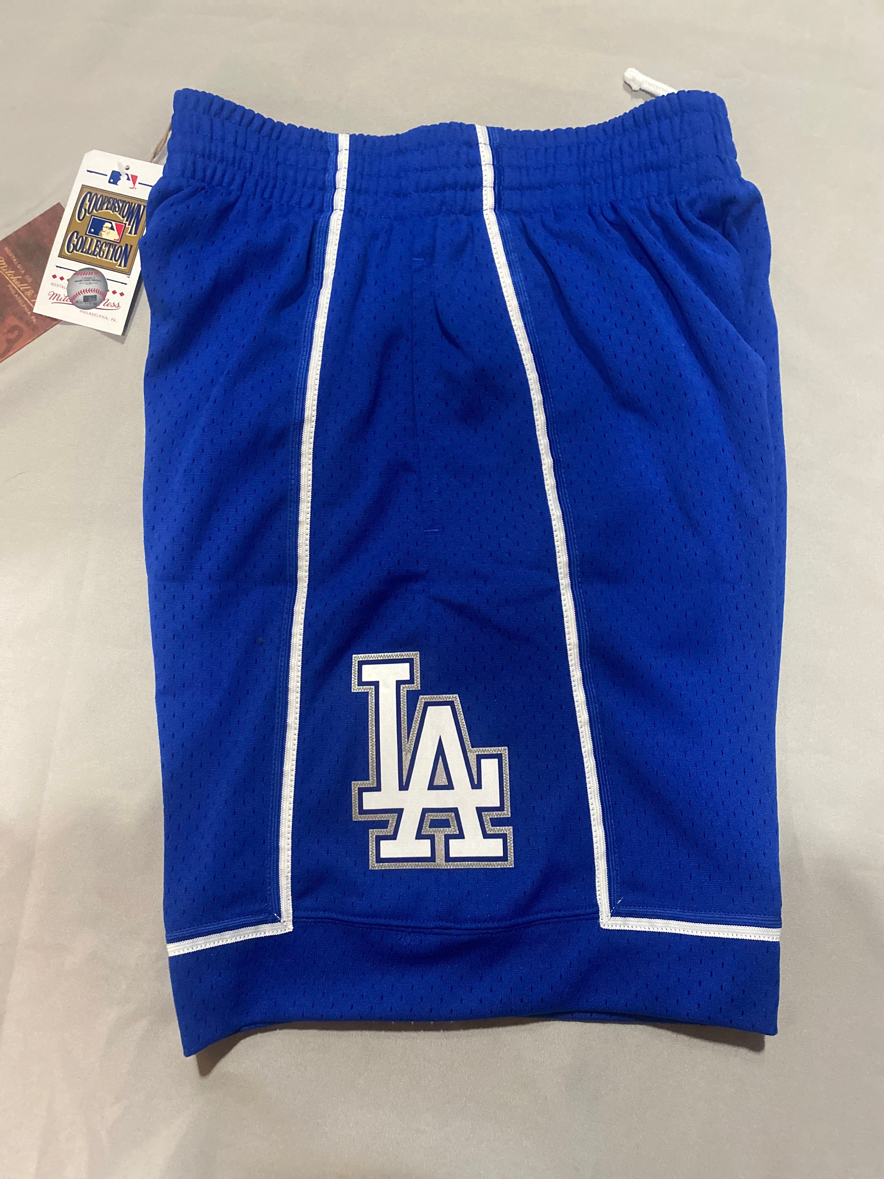 MLB Cooperstown Collection Dodgers outlets Men Blue Athletic