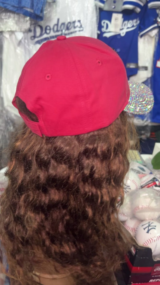 Arizona Cardinals NFL Bedazzled Front Logo Adjustable Hat