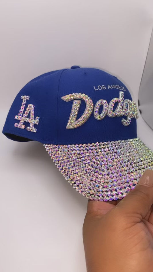 Los Angeles Dodgers MLB ‘47MVP Valenzuela Bedazzle Visor Adjustable Hat